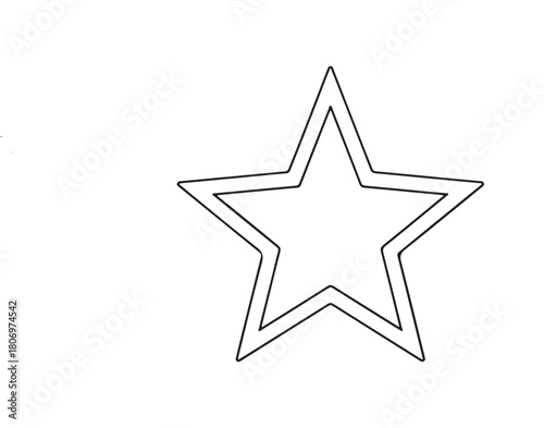 Star vector illustration, celestial body, night sky, astronomy, space, galaxy, universe, cosmos, constellation, shape, outline