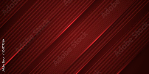 Modern abstract dark red gradient illustration background with 3d look and simple pattern. cool design and luxury.Eps10 vector