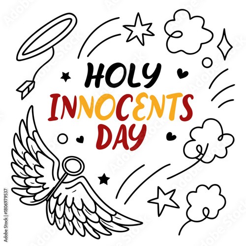 HOLY INNOCENTS DAY vector illustration 