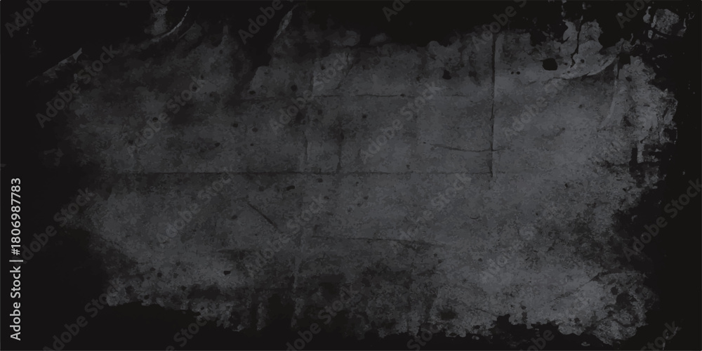 Fototapeta premium Abstract dark gray vintage wall grunge background texture