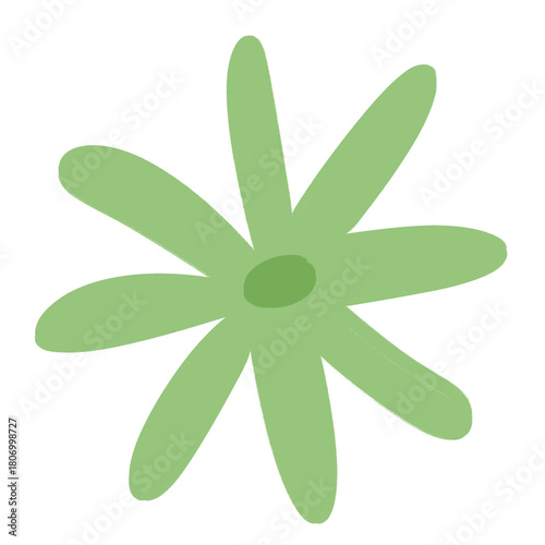 Green flower