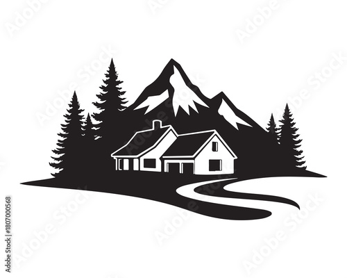 House Among the Rocky Peaks