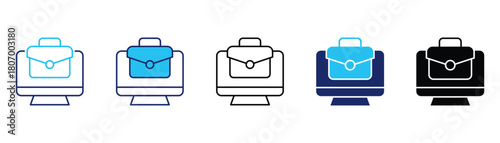Job icon pack in multiple styles