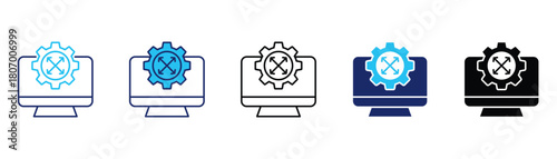 Control icon pack in multiple styles