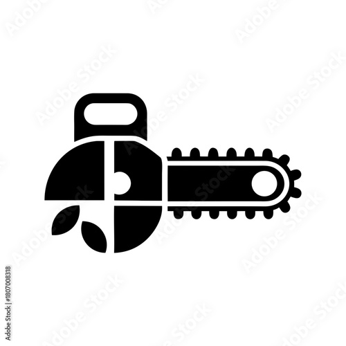 Illustration of a circular saw tool on transparent background silhouette