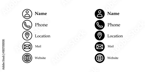  full address icon vector icon