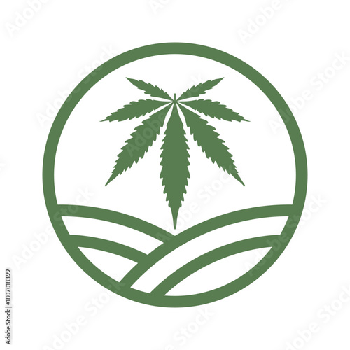 Cannabis logo icon design