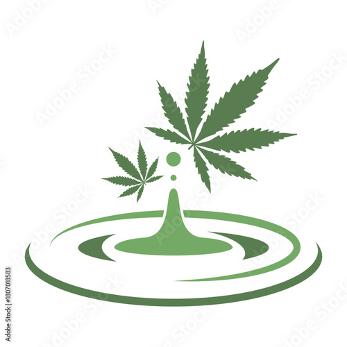 Cannabis logo icon design