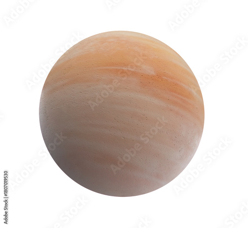 planet venus on white, isolated