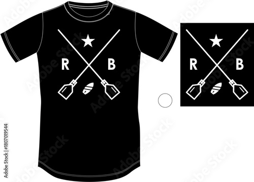 Retro Summer Surf Wear Graphic T-shirt Design