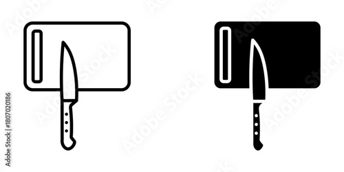  icon cutting place graphic knife icon vector