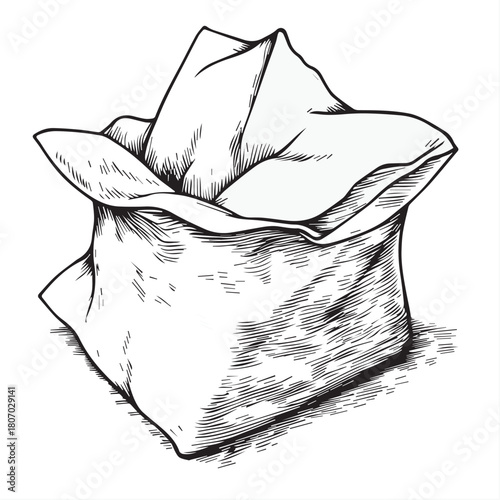 hand drawn tissue vector illustration
