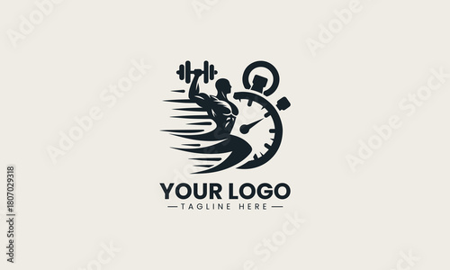 Fitness Time vector logo