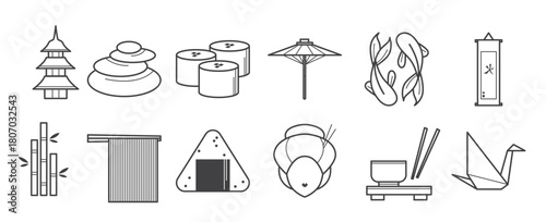  japanese icon vector pack 