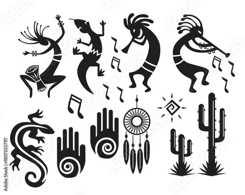 kokopelli vector symbol 