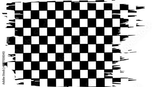 Race flag grunge background, Distressed Checkered Flag Grunge race flag for car racing sport or bike speedway, motorsport