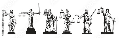 lady justice vector