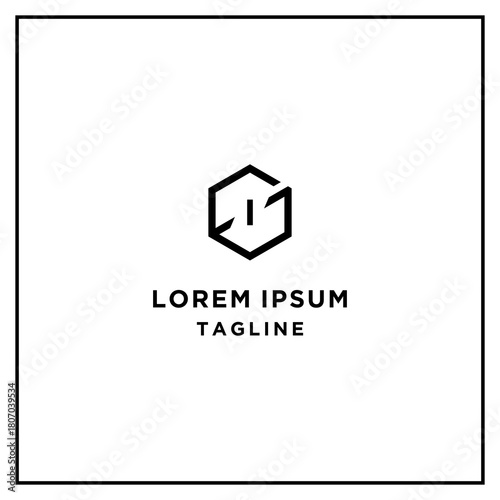 gi or ig hexagon logo