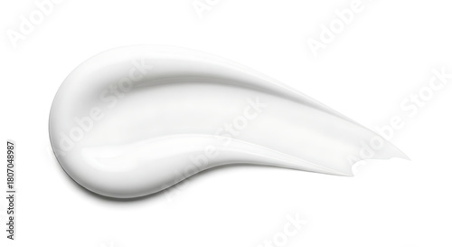Creamy White Swirl A Smooth, Elegant Stroke for Skincare and Cosmetic Designs
