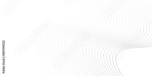 Flowing dots particles nice wave pattern halftone black gradient simple background. Nice illustrations vector dot element neutral simple