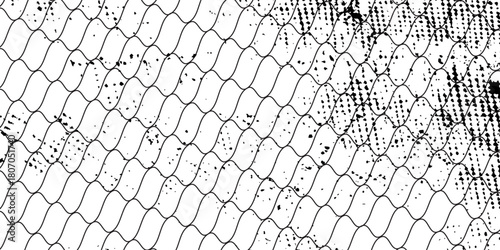 Mesh texture for fishing nets. Grunge pattern for sportswear or soccer goal volleyball net basketball modern. Simple art good