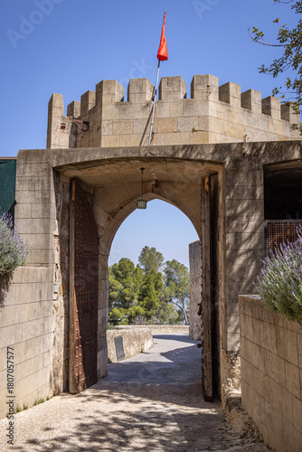 Entrance at Xàtiva Castle (Castillo de Xàtiva / Castell de Xàtiva), Xàtiva, Spain