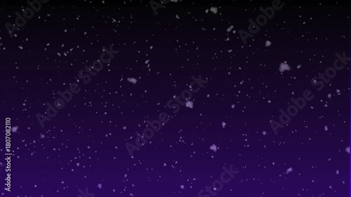Snow Fall Purple