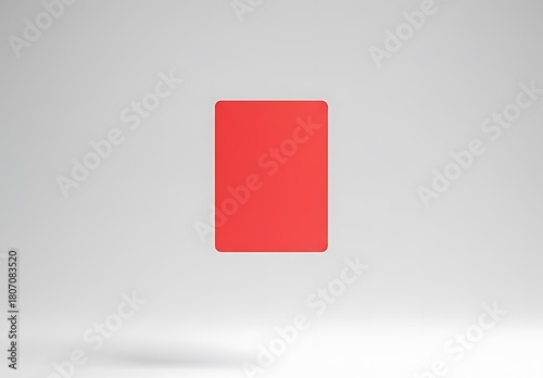 Minimalist Red Card Concept