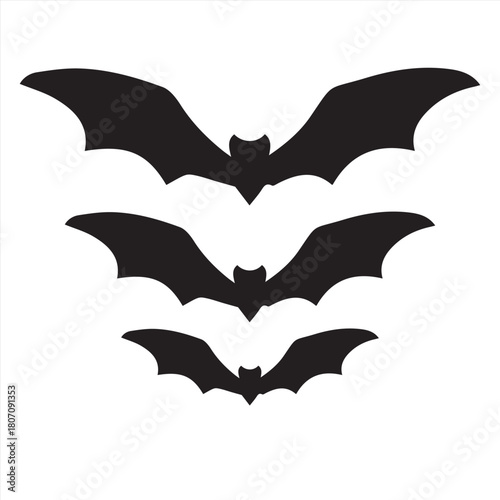 bat icon Halloween bat vector