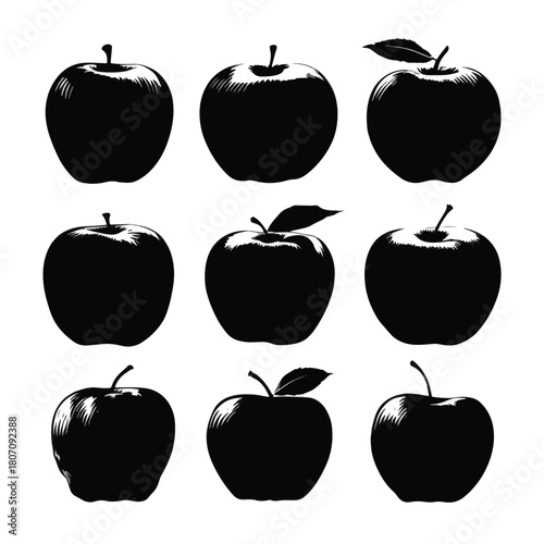 apple silhouette