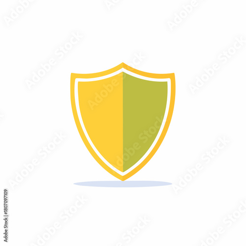 Free Download Golden and green shield emblem representing security and protection - GFXLoad
