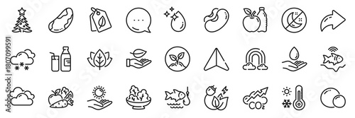 Fishfinder, Snow weather and Milk line icons pack. Share, Message, Paper plane icons. Insomnia, Sun protection, Co2 web icon. Startup, Cloudy weather, Organic tested pictogram. Vector