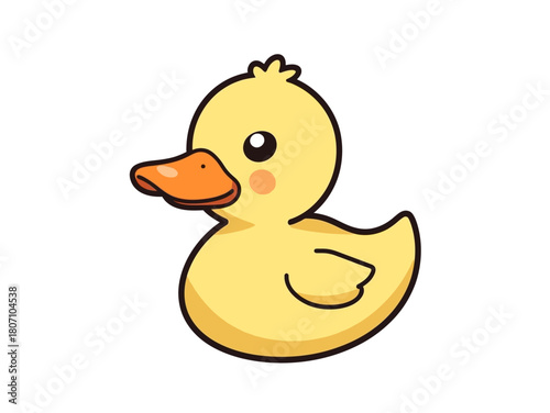 Cute Duck Cartoon Design Very Cool