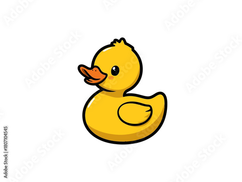 Cute Duck Cartoon Design Very Cool