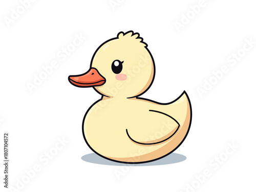 Cute Duck Cartoon Design Very Cool
