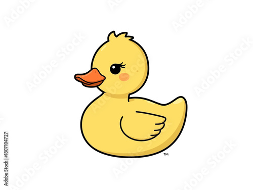 Cute Duck Cartoon Design Very Cool
