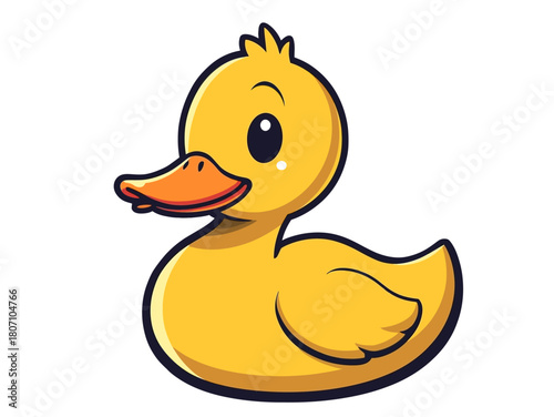 Cute Duck Cartoon Design Very Cool
