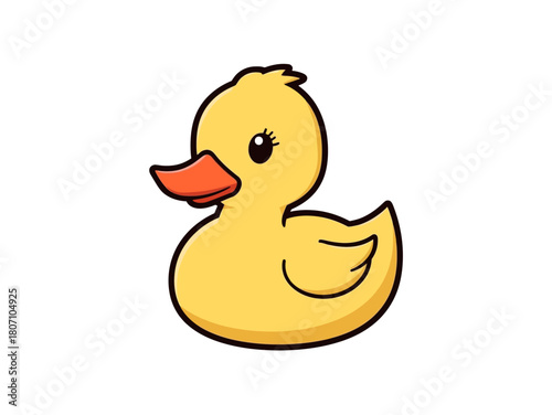 Cute Duck Cartoon Design Very Cool