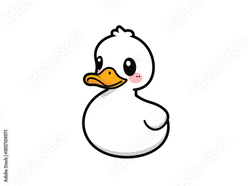Cute Duck Cartoon Design Very Cool
