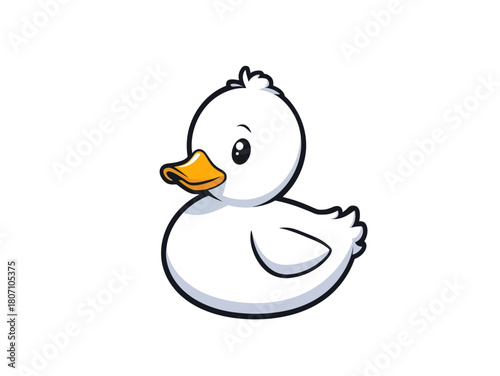 Cute Duck Cartoon Design Very Cool