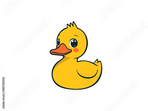 Cute Duck Cartoon Design Very Cool