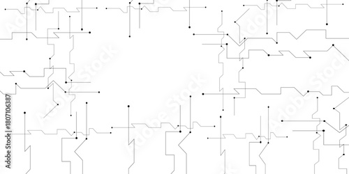 abstract modern seamless and technology circuit board background geometric grid patterns, geometric abstract background with modern science and technological circuit board.