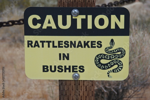 Achtung Klapperschlange im Joshua Tree Nationalpark