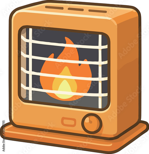 ストーブのイラスト