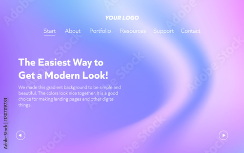 Soft gradient background with an elegant, flowing blend of light purple, blue, and pink, providing a contemporary aesthetic for web, digital art, or presentation slides