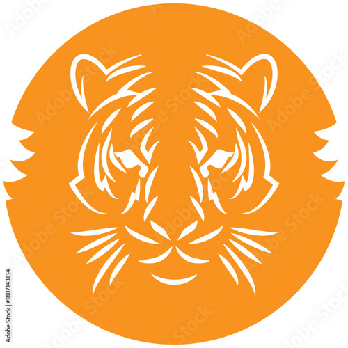 Majestic Wild Tiger Apex Predator Drawing