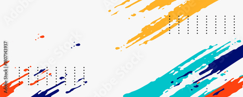 Colorful silhouette style design, grunge. Design concept to celebrate national sports day of badminton and basketball. Sports