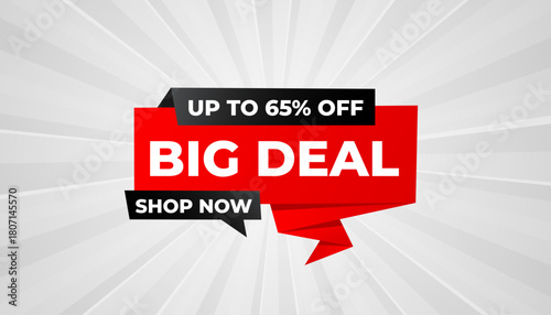 Big Deals Sale Banner Design Sale template. Best deal banner, Sales banner Vector design promotion for digital and print market