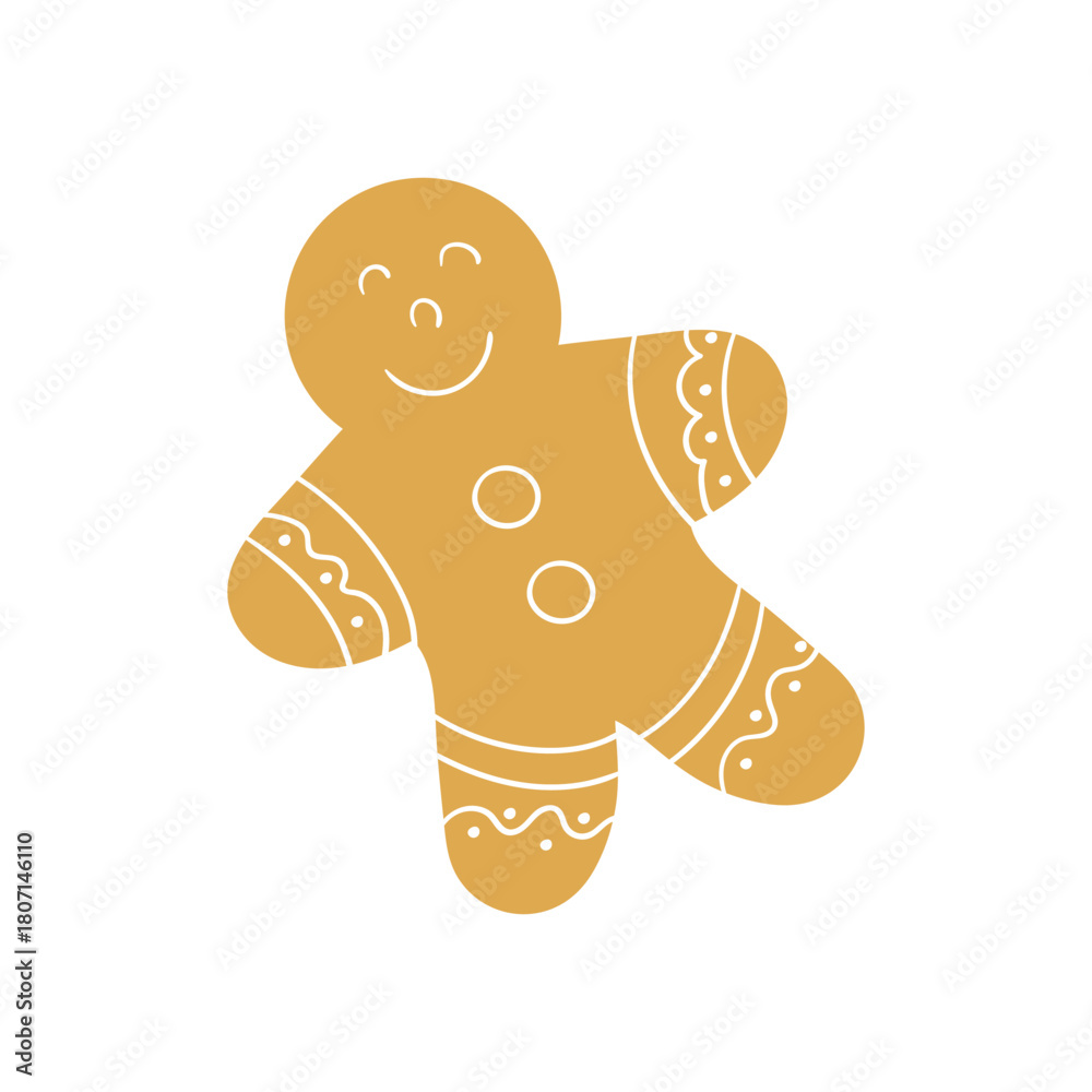 Obraz premium Christmas icon. Design for postcards, flyers, banners