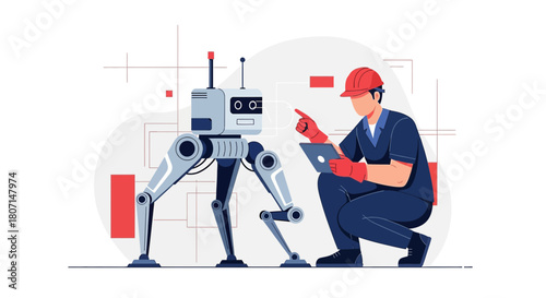 Automation synergy innovative robotics and engineering maintenance with worker interaction system